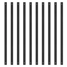 40 Pack Metal Deck/Stairs Balusters 32" Black w/ Mounting Hardware - Open Box
