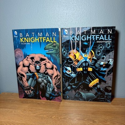 Batman Knightfall Vol 1 and 2 Knightquest DC Comics 2012 Paperback Lot TPB Trade