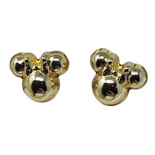 Disney Minnie Mouse Gold Tone Stud Earrings