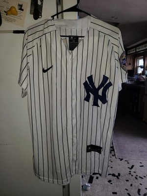 NY Yankees #2 Derek Jeter Authentic Jersey Made USA not Honduras, Vintage Rare