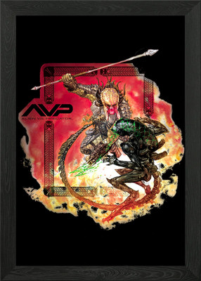 AvP Gerahmtes Wandbild Poster Leinwanddruck Bild