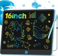 Hockvill LCD Writing Tablet for Kids 16 Inch, Toys for Girls Boys Drawing Pad fo