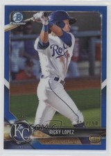 2018 Bowman Chrome Prospects Blue Refractor /150 Nicholas Lopez Nicky 08pa