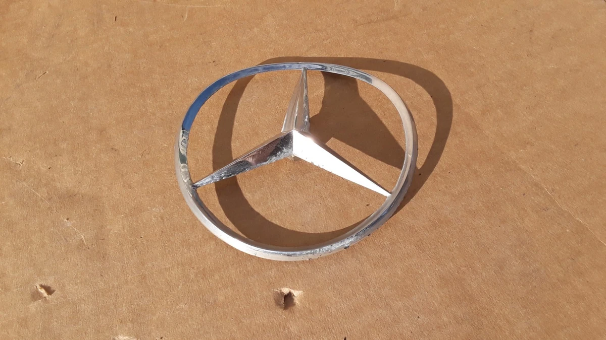 メルセデスベンツ 純銀 バッジ  エンブレム Mercedes Benz 25+ Mercedes-Benz Silver Car & Truck Emblems & Ornaments for sale