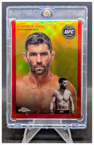 2024 Topps Chrome UFC - 1954 Topps Dominick Cruz #FFT-14 RED Refractor 🔥 3/5 🔥 - Picture 1 of 2