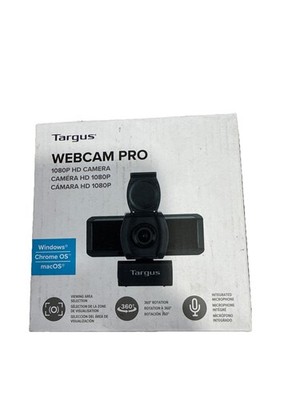 Targus Webcam Pro 1080p HD Camera. 360 Rotation With Integrated Microphone
