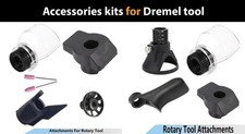 Dremel Tool 565 Cutting Guide A577 Detailer Grip A550 Shield Blower Attachment