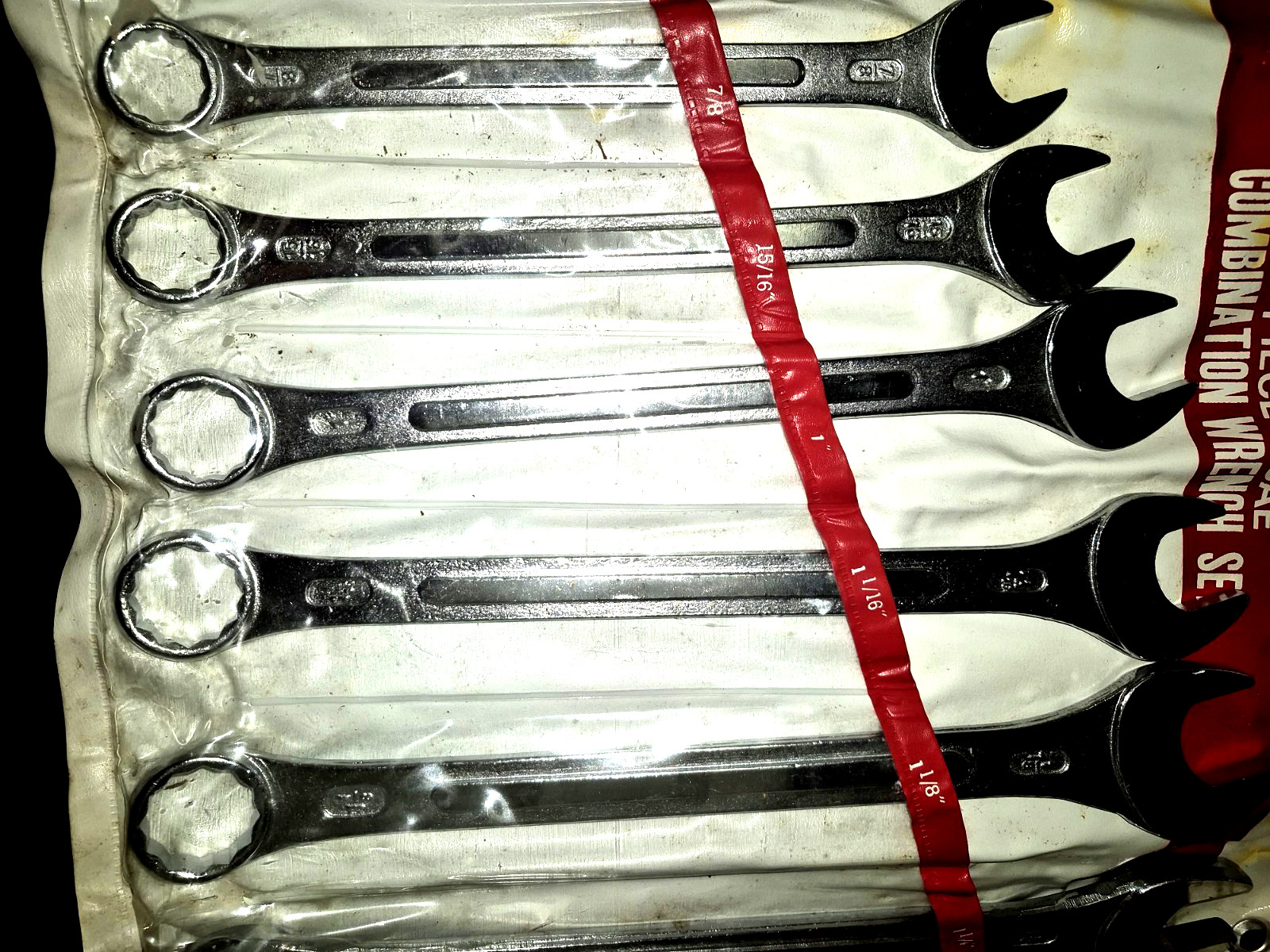 LARGE 14 pc. Mechanic Combination Wrench Set/ Forged Steel