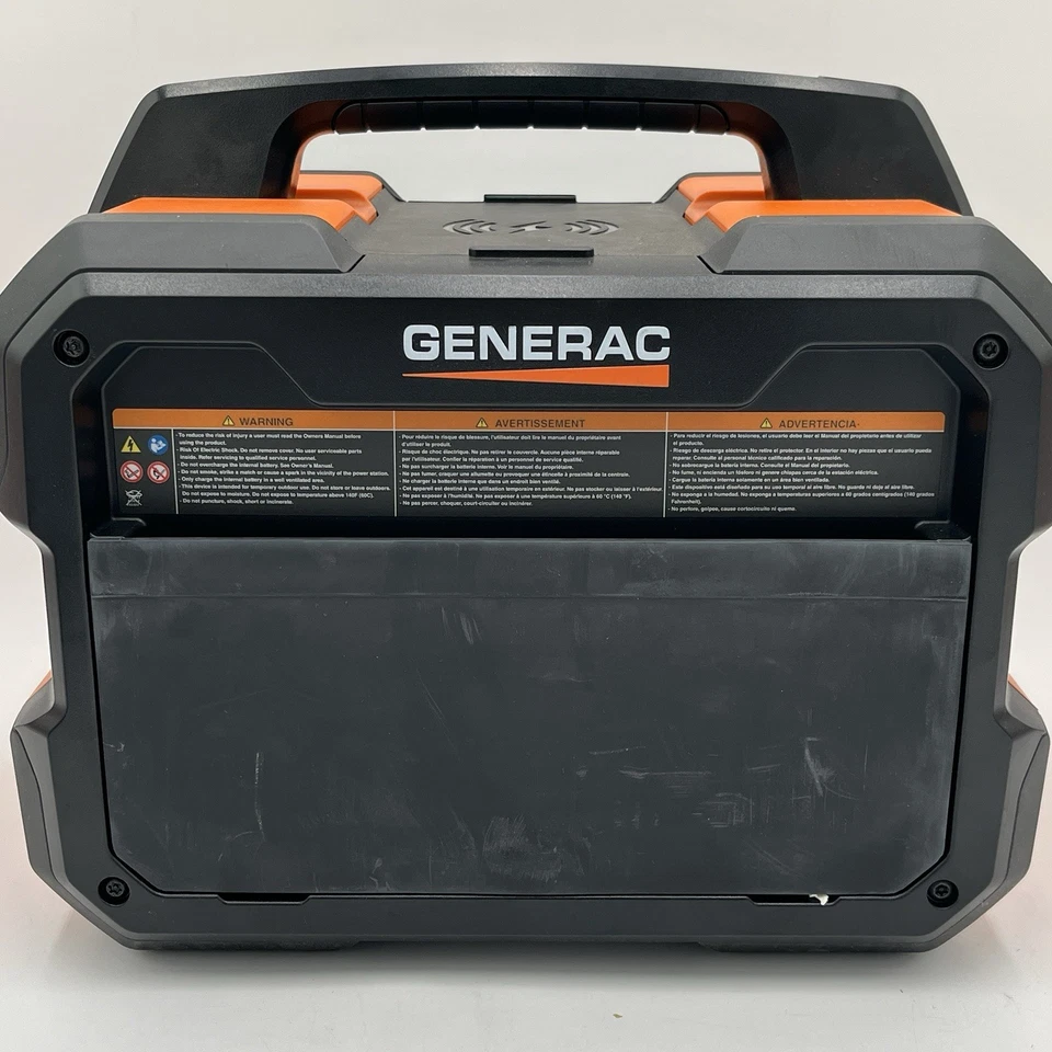 NEW!! Generac 1600W Output/3200W Surge 1086Wh Portable Power Station - G0080250 - Image 4 of 4