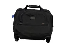 Tumi Alpha 4 Wheeled Compact Duffel Black 113668-1041 Alpha Bravo