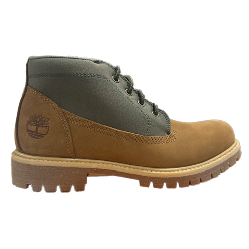 's Timberland Heritage Mid Lace Chukka Boot Md Brn Nubuck (t