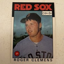 ROGER CLEMENS 1986 O-Pee-Chee 661 ROGER CLEMENS RARE CARD