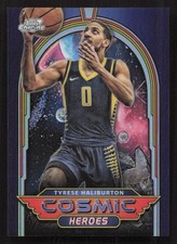 2023-24 Topps Chrome Cosmic Tyrese Haliburton Cosmic Heroes #CH-7 Card