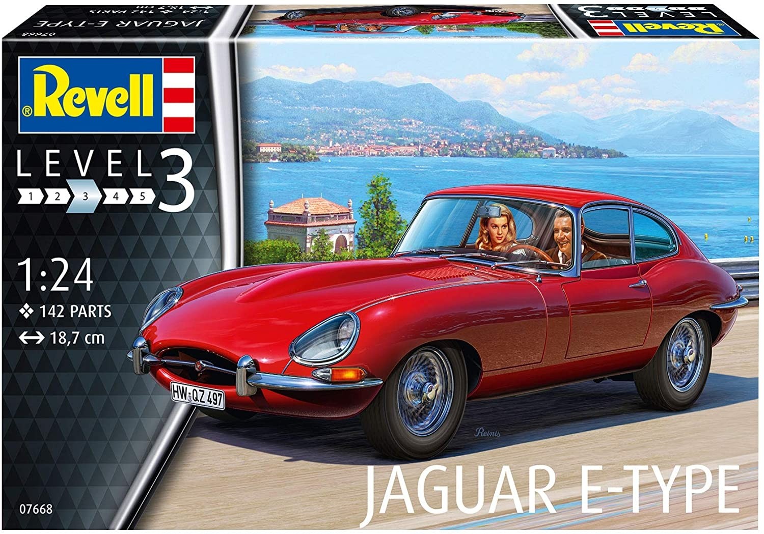 Maquette Jaguar E-Type 1/24 Revell, le cadeau de modélisme idéal pour passionné d'auto rétro