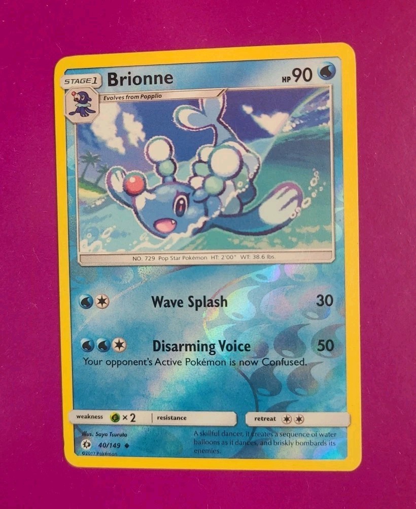 Brionne 40/149 Holo Pokemon Card