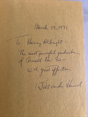 SIGNED 1st Edition American Journey Robert Kennedy Bill vanden Heuvel Inscribed