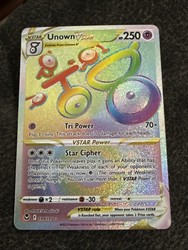 Unown VSTAR 199/195 Silver Tempest Secret Rare