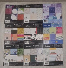 Variety of 10 Happy Planner Disney Themed 24 Sheet Paper Pads 6 x 6 