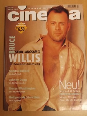 Zeitschrift CINEMA 7 / 1995 Heft 206 - Stirb Langsam 3 - Ed Wood - Casper - Crim