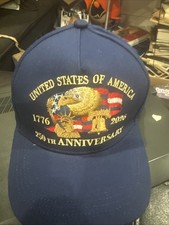 USA 250th Anniversary Hat 1776 2026 Patriotic Eagle Flag Snapback Cap
