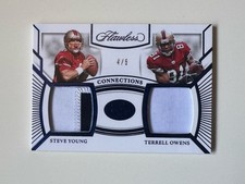 2023 Panini Flawless Steve Young/ Terrell Owens Dual Patch 4/5