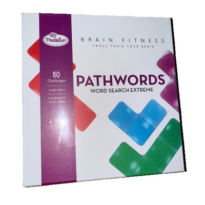 New ThinkFun Brain Fitness Pathwords Word Search Extreme 80 Challenges Sealed!