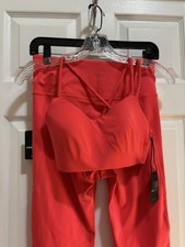 Savage x Fenty Rihanna 2-Piece Set Orange M NWT Work Out 12/14 Medium New