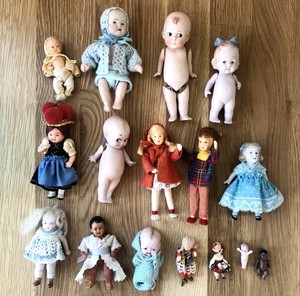 muñecas de celuloide antiguas