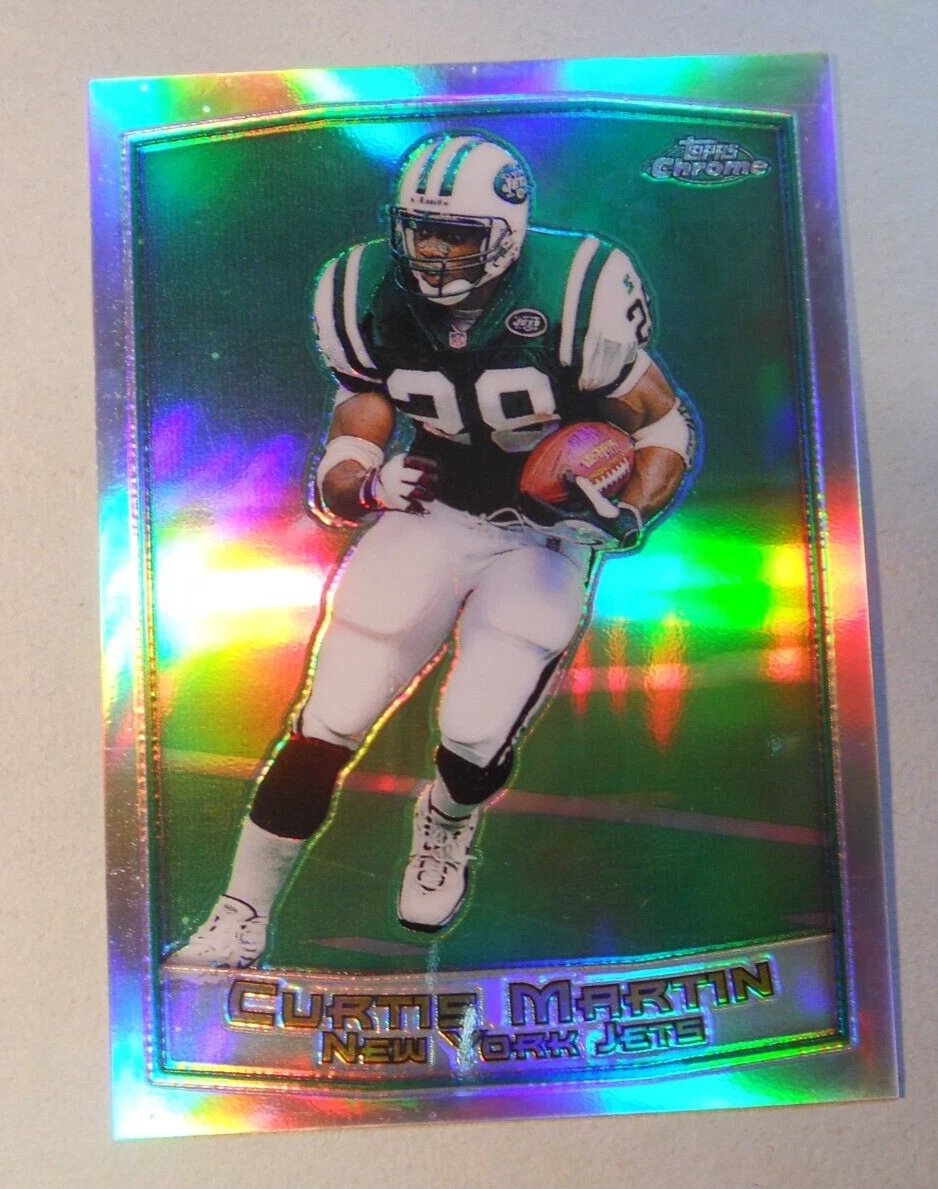 1999 Topps Chrome #18 Curtis Martin Refractor NY Jets