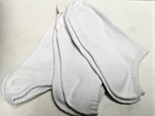 Capelli of New York Kids Footie Socks, assorted sizes pack of 3 white color NWT