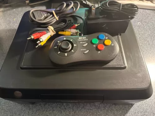SNK Neo Geo CD Japan Working JP Console w/AV -No AC and No Controller (System)