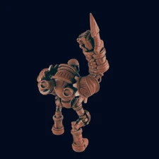 Golem - Bolts and Brimstone - Minis - EC3D - Cyber Punk - SciFi RPG