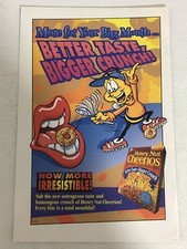 1996 Honey Nut Cheerios Cereal Print Ad Advertisement pa4