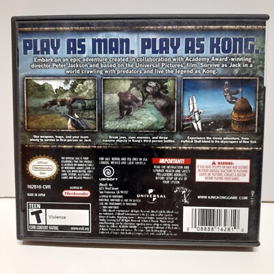 Nintendo DS Game King Kong Official Of The Movie - USA