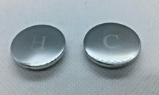 Tap Tops Indices H & C Chrome Screw In 11mm 23mm Total                       L10