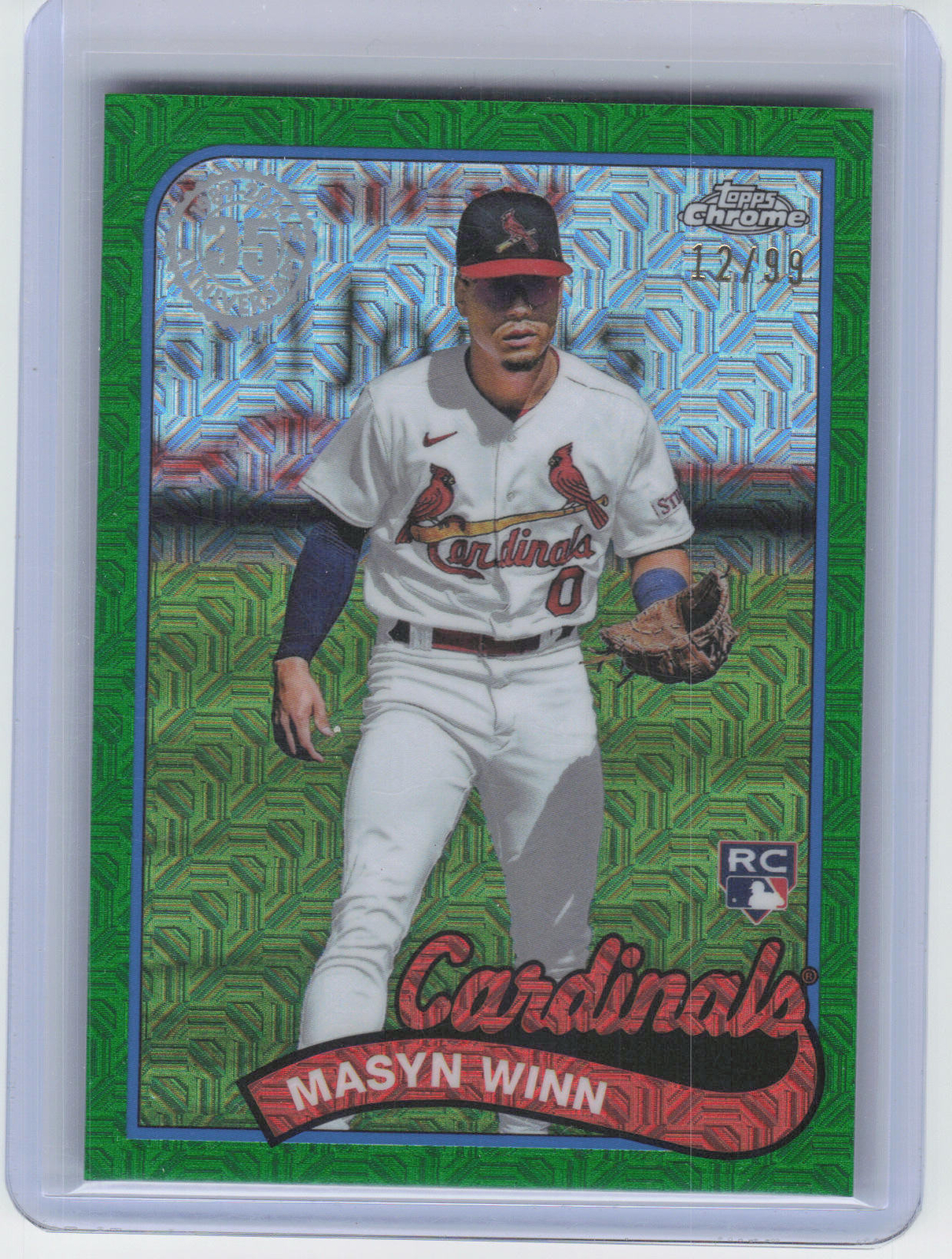 2024 Topps #2T89C-30 Masyn Winn 1989 Silver Pack Rookie Green /99