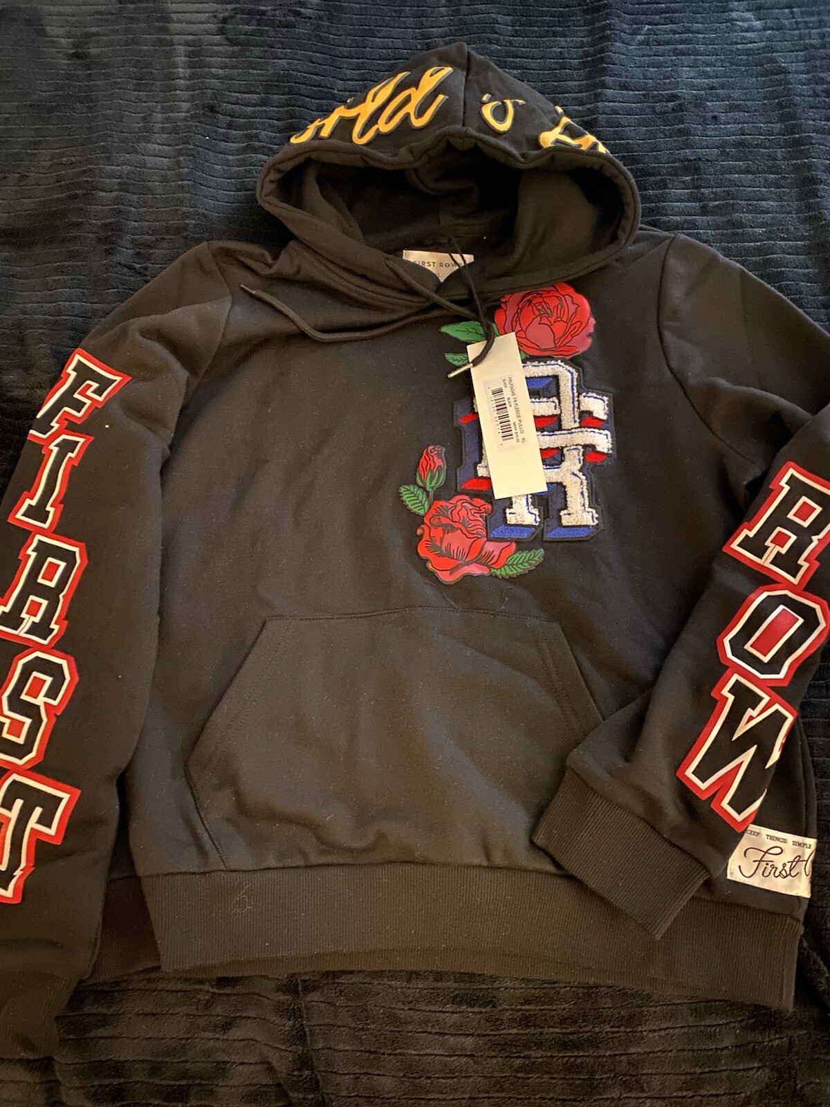 Felpa con cappuccio prima fila donna XL originale 75€