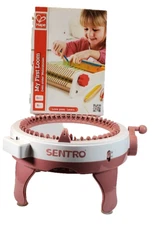 Sentro Pro 48 Pin Knitting Circular Loom with Row Counter & German Toy 1st Loom