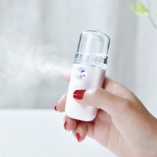 USB Nano Facial Mister Handy Cool Mist Spray Machine Face Hydration Sprayer -
