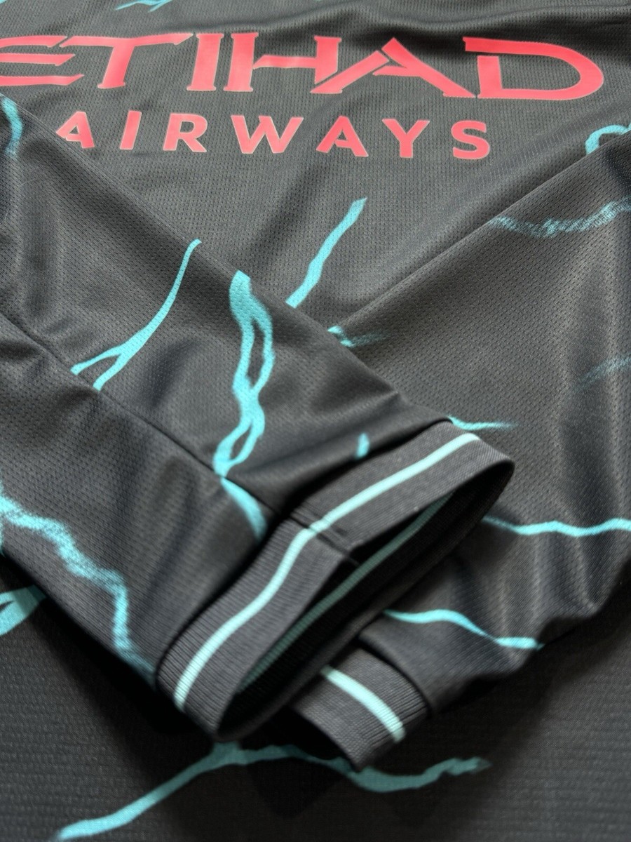 2023/24 Manchester City UCL Third Jersey #19 J. Alvarez Large Puma