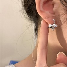 Star Earrings 925 Sterling Silver Jewelry Accessories Gifts for Women Girls