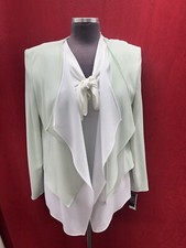 JOHN MEYER BLAZER/NEW WITH TAG/SIZE 10/LINED/RETAIL 149/GREEN/WHITE