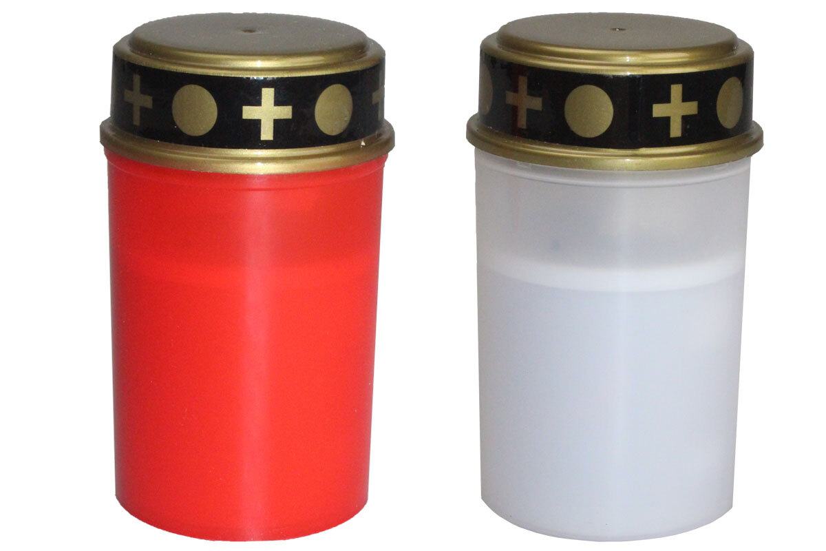 LED Grablicht Grableuchte Kerze 180 Tage Leuchtdauer Batterie Flackereffekt