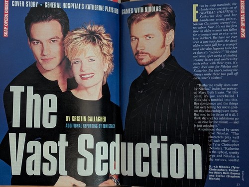 Soap Opera Digest Dec 8 1998 Mary Beth Evans Stephen Nichols Tyler Christopher - Picture 4 of 4