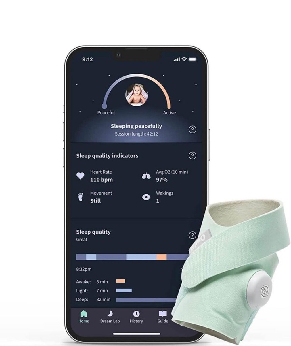 Owlet Smart Sock 3rd Gen Voice Breathing Baby Monitor for sale