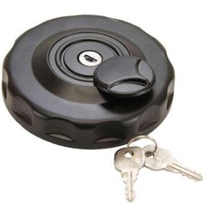 abschließbarer LKW Tankdeckel SCHWARZ mit 2 ...