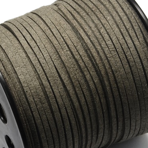 Faux Suede Flat Leather Cord Lace Thread String Enviro Jewellery 2.5m 3mm - Picture 61 of 66