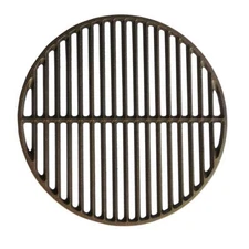 15.5" Cast Iron Grate Grids Sear Grate Fire Pit,Round Cooking Grate big green...