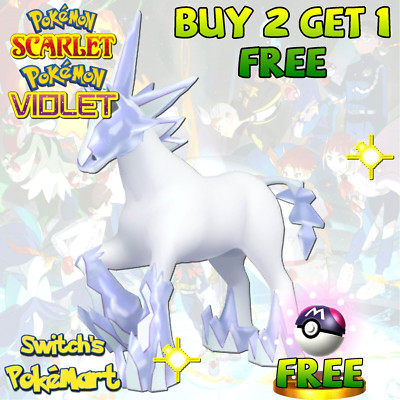  SHINY GLASTRIER MAX IVS JUMBO SIZE XXXL WITH POKEMON SCARLET VIOLET BUY2 GET 1 