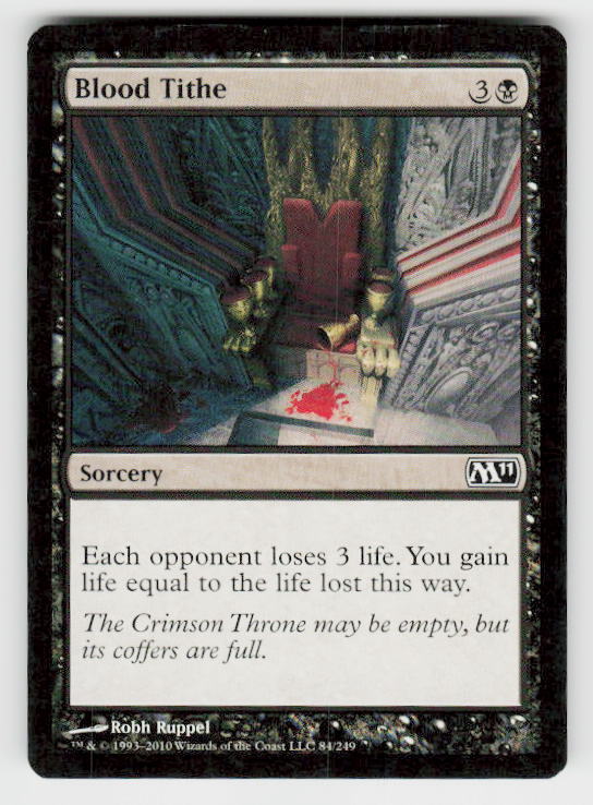 Magic 2011 (M11) #84 Blood Tithe Non-Foil